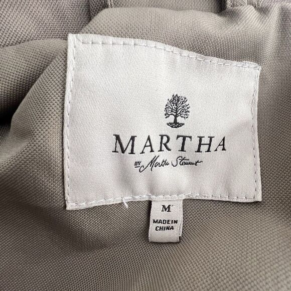 Martha Stewart vest cream jacket cozy womens casual front pockets size M - Picture 8 of 11